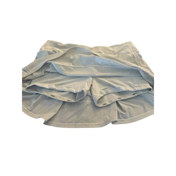 Lululemon Pace Rival Tall Tennis Skort White Size 10 Tall - Picture 6 of 16